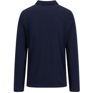 Fynch Hatton Long Sleeve Heavy Slub Polo